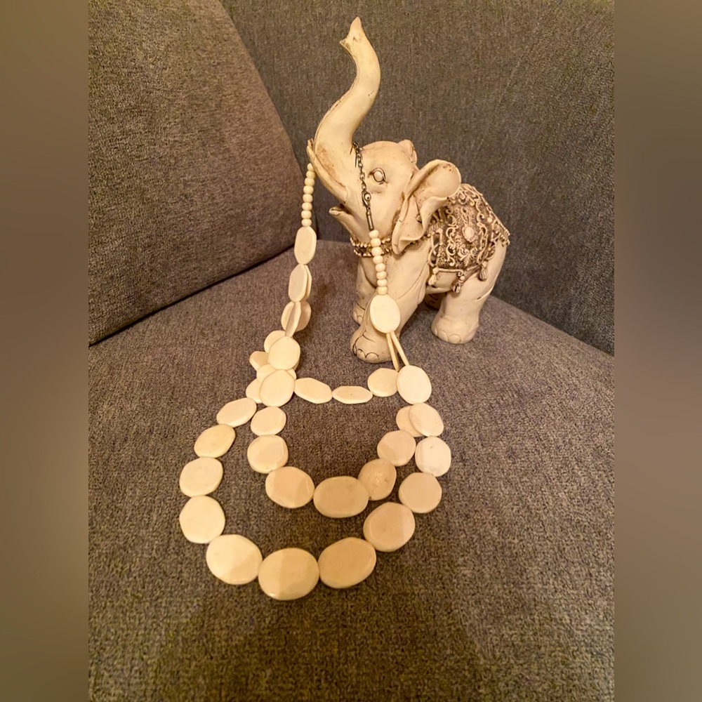 Vintage bone necklace